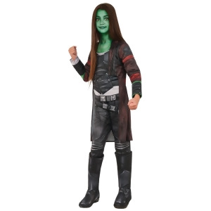 Child's Girls Deluxe Guardians Of The Galaxy Vol. 2 Gamora Costume - Girls Large (12-14) for ages 8-10 approx 31"-34" waist - 56-60" height