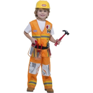 Little Tikes Workplace Construction Worker Toddler Costume With Tools - Child's (4T) for ages 2-4 - 41.5" height - 21" waist - 23" hip - 16" inseam - 