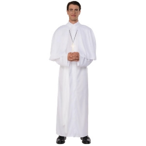 Men's Catholic Sect Holy Father Priest Robe Costume - Mens X-Large 48" chest - 17-17.5" neck - 40" waist