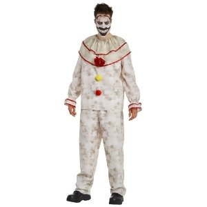 American Horror Story Freakshow Twisty The Clown Adult's Mens Costume - Mens Large (44) 44" chest - 40" waist - 33" inseam - 44" hip