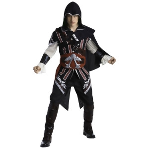 Assassin's Creed Ii Ezio Auditore Assassin Deluxe Mens Costume - Mens Standard (50) 50" chest - 46" waist - 34" inseam - 50" hip