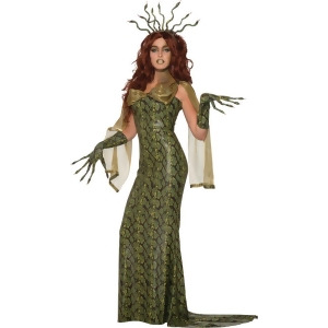 Adults Womens Greek Myth Medusa Seductress Dress Costume Womens Standard 14-16 approx 32-34 waist 41-43 hips 38-40 bust - All