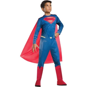 Child's Boys Justice League Classic Superman Costume - Boys Medium (8-10) for ages 5-7 approx 27"-30" waist - 50-54" height