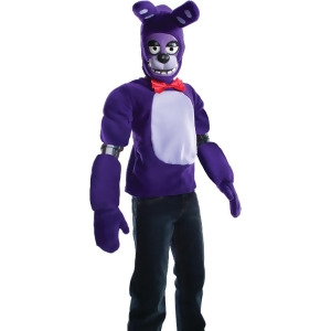 Child's Boys Five Nights And Freddy's Robot Bonnie Costume - Boys Large (12-14) for ages 8-10 approx 31"-34" waist - 56-60" height