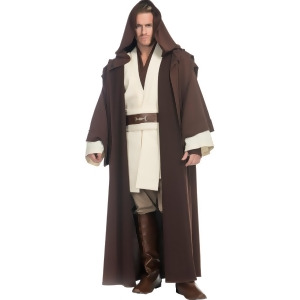 Adult's Mens Premuim Star Wars Obi Wan Kenobi Jedi Robes Costume - Mens Small (36-38) 36-38" chest - 5'6" - 5'10" approx 120-145lbs