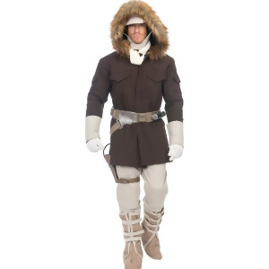 Adult's Mens Premuim Star Wars Hoth Base Han Solo Scout Costume - Mens Large (42-44) 42-44" chest - 5'8" - 6'2" approx 175-190lbs