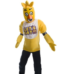 Child's Boys Five Nights And Freddy's Robot Chica Costume - Boys Large (12-14) for ages 8-10 approx 31"-34" waist - 56-60" height