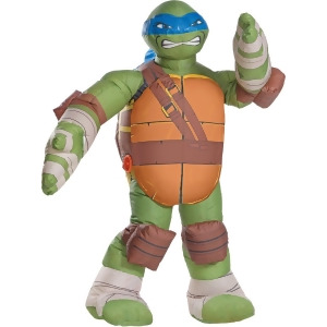 Boys Teenage Mutant Ninja Turtles Inflatable Leonardo Costume One Size Boys Medium 8-10 for ages 5-7 approx 27 waist 50-54 height - All