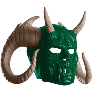 Adult's Mens Scream Queens The Green Meanie Mask Costume Accessory Standard size - All