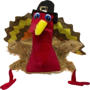 12 Stuffed Plush Turkey Thanksgiving Hats Costume Party Cap Standard size - All