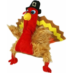 6 Stuffed Plush Turkey Thanksgiving Hats Costume Party Cap Standard size - All