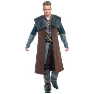 Adult's Mens Deluxe Medieval Rogue Mercenary Warrior Costume - Mens X-Large (46-48) 46-48" chest - 5'9" - 6'2" approx 190-215lbs