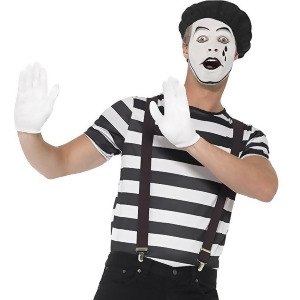 Adult's Mens Gentleman Mime Artist Street Performer Costume - Men's Medium 38-40 - approx 32" - 34" waist - 38-40 chest - 5'7" - 6'1" approx 140-170 l