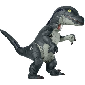 Adult Men's Jurassic World Fallen Kingdom Inflatable Velociraptor Blue Costume Mens Standard 46 46 chest 36-40 waist 33 inseam 5'9 5'11 approx 170-190