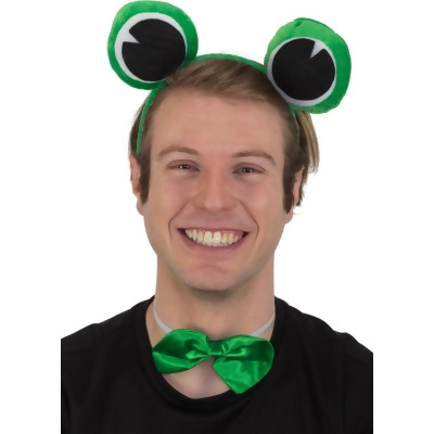 Velvet Frog Ears Headband and Tail Costume Accessory Set - Standard size 