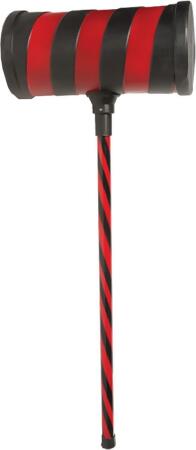 Mallet-Red Black Costume Accessory - Standard size 