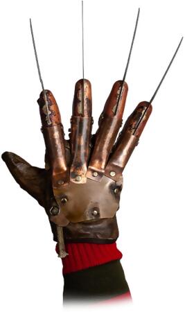 A Nightmare On Elm Street 2 Freddy Krueger Glove Costume Accessory - Standard size