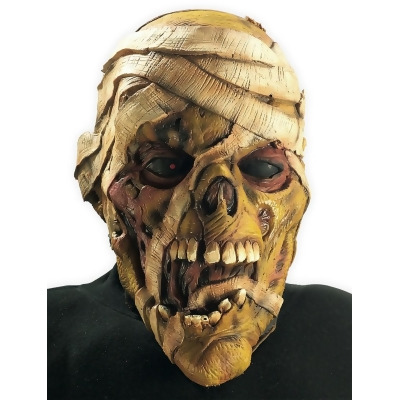 Adult's Wrapped Mummy Mask Costume Accessory - Standard size 