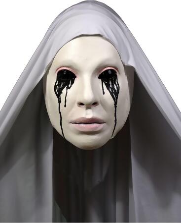 American Horror Story Asylum Crying Nun Mask Costume Accessory - Standard size 