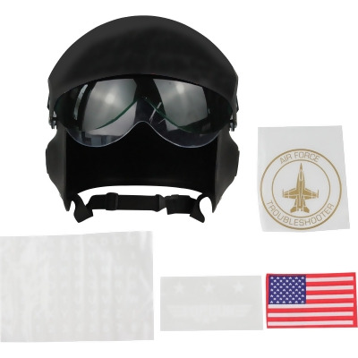 Adult's Air Force Fighter Pilot Helmet Costume Accessory - Standard size 