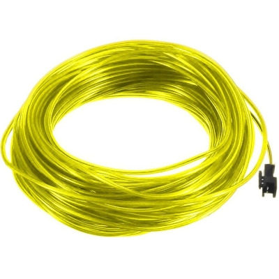 Party Wire Yellow 2.3mm EL Wire 100 Meter Length Spool - 100 Meters 