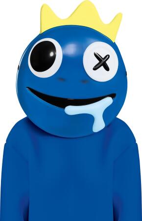 Child's Rainbow Friends Blue Mask Costume Accessory - Standard size 