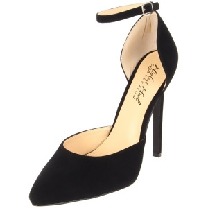 Women's Highest Heel Shoes 5 1/4 D'Orsay Heel Black Kid Velvet - Women's US Shoe Size 9