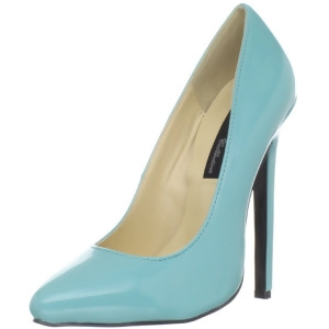 Women's Highest Heel Shoes 5 1/4 Heel Pump Sea Foam Green Patent - Women's US Shoe Size 6
