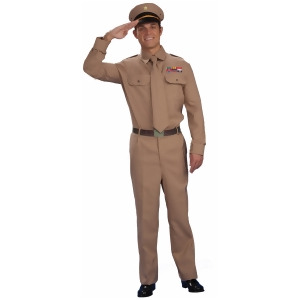 1940S Wwii Military Officer Army General Costume - Mens Large (42) 5'7" - 6'1" approx 150-180lbs