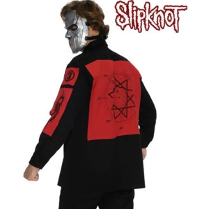 Adults Slipknot Costume Shirt With Decals - Large