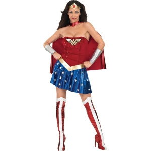 Adult's Sexy Wonder Woman Deluxe Adults Costumes - Womens Medium (8-10) approx 35-37" bust & 27-29" waist