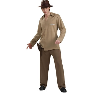 Adults Standard Indiana Jones Costume - Mens Standard (44) 44" chest~ 5'9" - 5'11" approx 170-190lbs