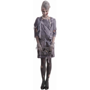 Womens 6-12 Zombie First Lady Formal Gown Dress Costume Womens Standard 6-14 approx 26-32 waist 35-41 hips 34-38 bust - All