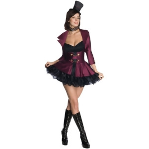 Women's Sexy Adult Charlie And The Chocolate Factory Willy Wonka Costume - Womens X-Small (0-2) approx 31-33" bust & 21-23" waist