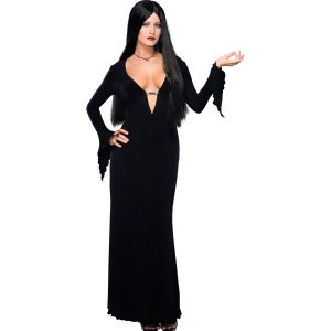 Adult Women's Sexy The Adams Family Morticia Costume - Womens X-Small (0-2) approx 31-33" bust & 21-23" waist