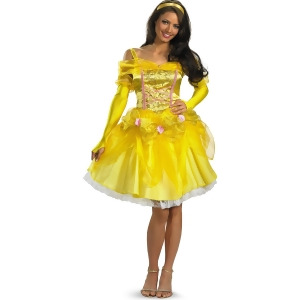 Womens Sassy Disney Princess Beauty And The Beast Belle Costume - Womens Large (12-14) approx 30-32 waist~ 41-43 hips~ 38-40 bust~ 135-145 lbs