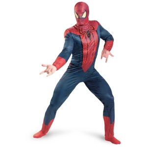Adult Marvel The Amazing Spider-Man Movie Costume - Mens Large-XL (42-46) 44-46" chest~ 38-42" waist~ 5'9" - 5'11" approx 195-220lbs