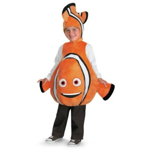 Childs Small Disney Finding Nemo Deluxe Plush Clown Fish Costume Child's Small 4-6 - All