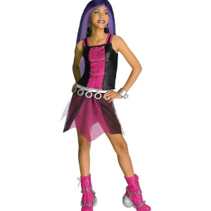 Girls Monster High Spectra Vondergeist Costume - Girls Large (12-14) for ages 8-10 approx 31"-34" waist~ 55-60" height