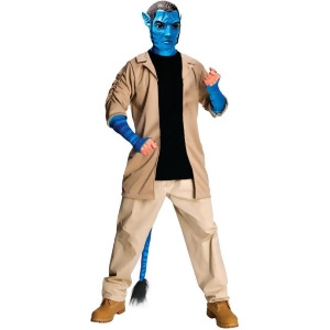 Adult Men's Deluxe Avatar Jake Sully Na'Vi Costume - Mens X-Large (44-46) 44-46" chest~ 5'9" - 6'2" approx 190-210lbs