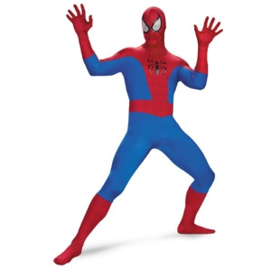 Adult Supreme Rental Spiderman Costume - Mens Large-XL (42-46) 44-46" chest~ 5'9" - 5'11" approx 195-220lbs