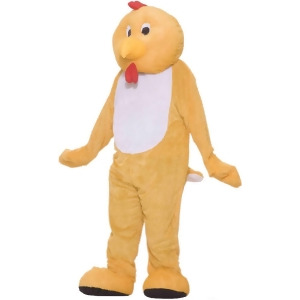 Mens 42-44 Chicken Parade or School Deluxe Plush Mascot Costume Standard 42-44 42-44 chest 5'9 5'11 approx 160-185lbs - All