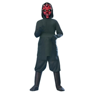 Darth Maul Star Wars Children's Sith Costumes - Boys Medium (8-10) for ages 5-7 approx 27"-30" waist~ 50-54" height