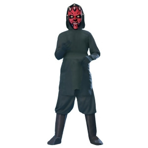 Darth Maul Star Wars Children's Sith Costumes - Boys Small (4-6) for ages 3-5 approx 25"-26" waist~ 44-48" height