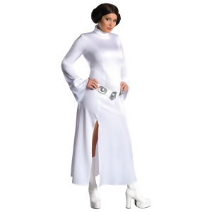 New Adults Xl Plus Size Star Wars Princess Leia Costume Womens Plus Size 14-16 approx 40-42 chest 34-36 waist - All