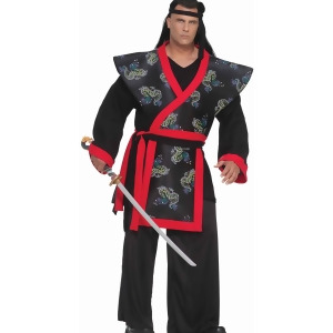 Men's Plus Size Xxxl Size 58 Samurai Warrior Costume 3Xl Xxxl 58 56-60 chest 5'9 6'2 approx 240-280lbs - All