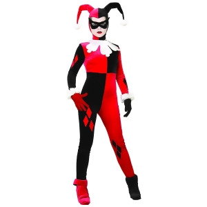 Adult's Sexy Harley Quinn Deluxe Womens Costumes - Womens Small (4-6) approx 32-34" bust & 22-24" waist