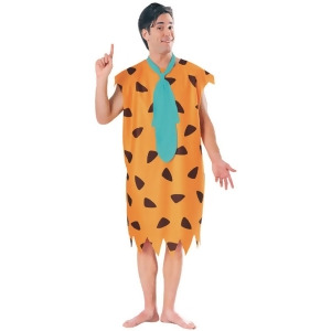 Adult Men's The Flintstones Classic Fred Flintstone Costume - Mens Standard (44) 44" chest~ 5'9" - 5'11" approx 170-190lbs