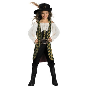 Pirates of the Caribbean Angelica Childs Costume - Girls Large (10-12) for ages 8-10~ 67-84 lbs approx 28"-30" chest~ 24"-25" waist~ 30-32" hips~ 23-2