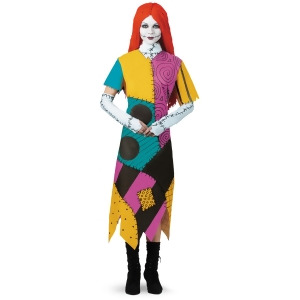 Adults A Nightmare Before Christmas Sally Costume - Womens Standard (12-14) approx 30-32 waist~ 41-43 hips~ 38-40 bust~ 135-145 lbs